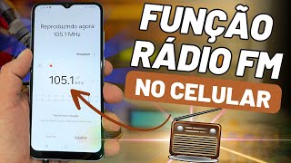 How to activate and use the FM RADIO FUNCTION on your SAMSUNG Galaxy A04e cell phone screenshot 5
