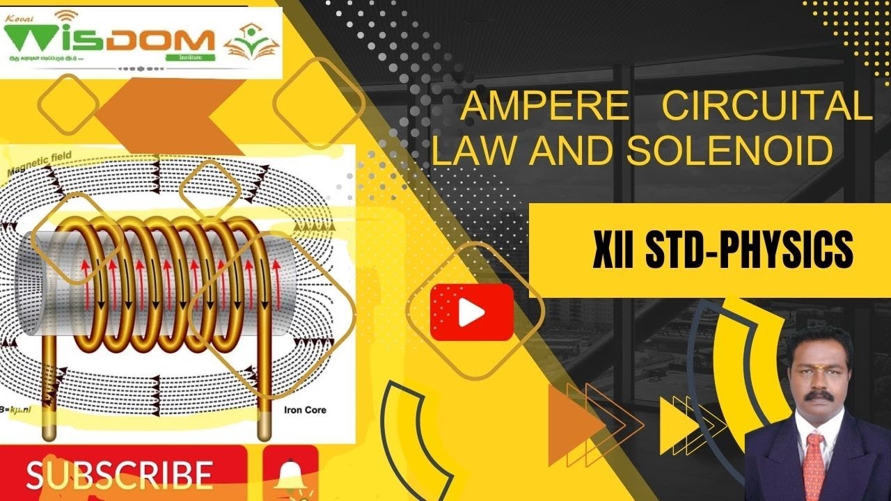 12th PHYSICS AMPERE CIRCUITAL LAW, SOLENOID & TOROID YouTube