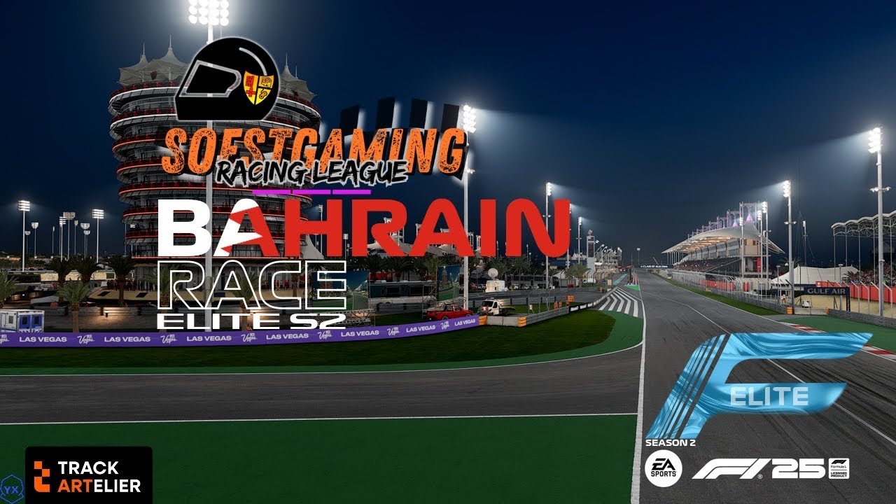 Soestgaming Racing League | Elite Season 2 | Rennen 5 | Bahrain | powered by Trackartelier