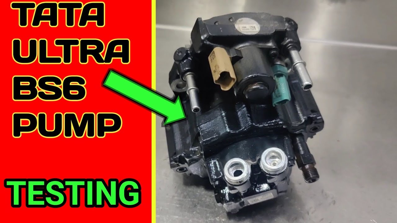 TATA ULTRA BS6 DIESEL PUMP TESTING ! DELPHI BS6 DIESEL PUMP TESTING