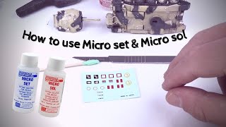 DECALS, HOW to use MICRO SET & MICRO SOL/tutorial decal screenshot 4