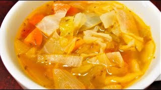 Lose 10 lbs in 1 week Cabbage Soup Diet Recipe | Cabbage Wonder Soup | Cabbage soup
