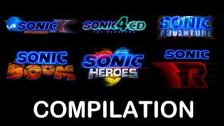 COMPILATION SONIC X, SONIC 4CD, SONIC ADVEN, SONIC BOOM, SONIC HEROES, SONIC R, EDIT!!!!