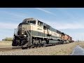 BNSF 9604 West - a &quot;Grinstein Green&quot; SD70MAC