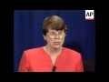 Usa oklahoma city bombing janet reno news conference