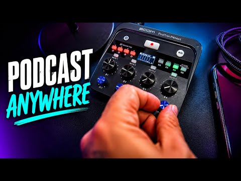 This Portable Podcast Setup Changed Everything | Zoom PodTrak P4