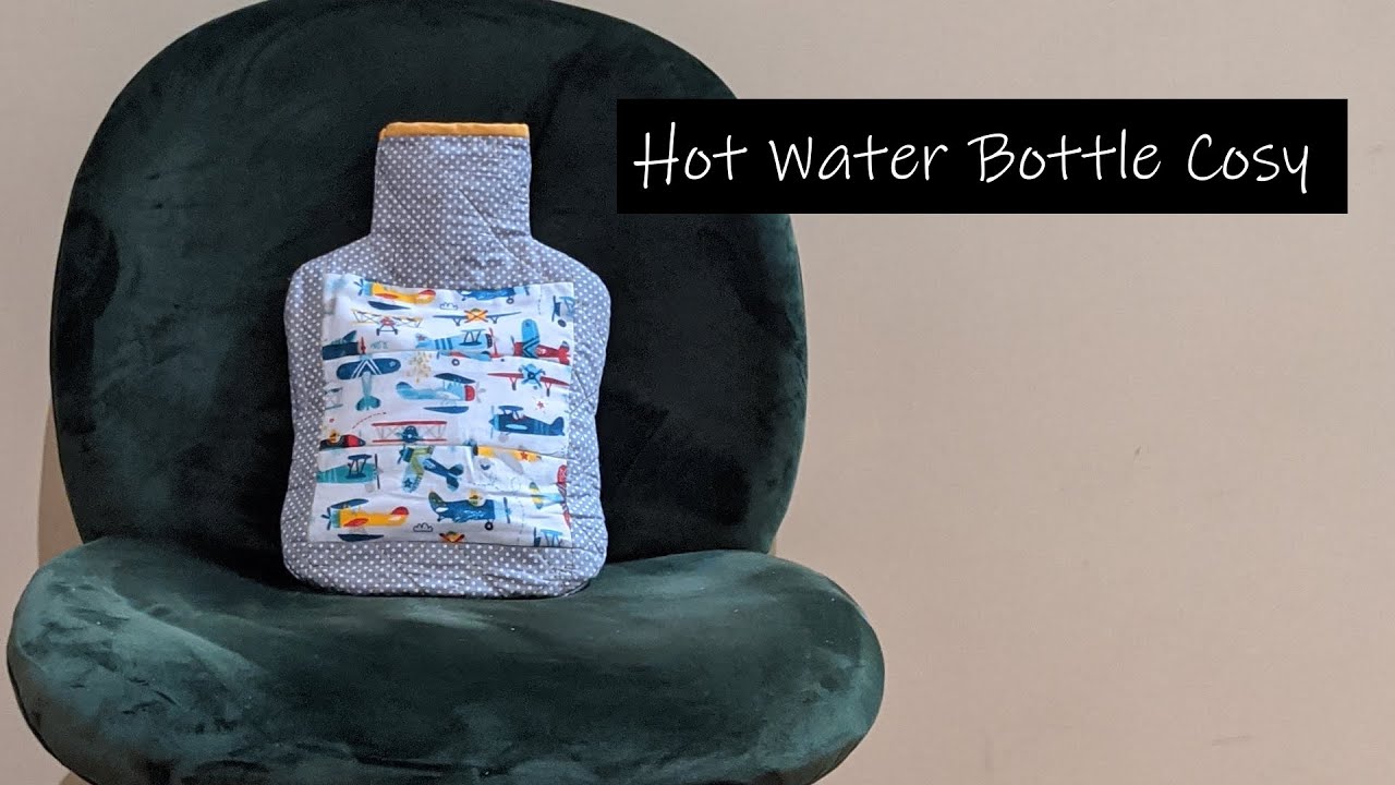 How to Make Hot Water Bottle Cover / Easy Sew Tutorial for Beginners 