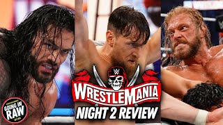 Wrestlemania 37 Night 2 Full Show Results & Review | Going In Raw Pro Wrestling Podcast