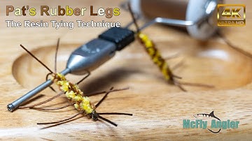 Pats Rubber Legs - The Resin Tying Technique - McFly Angler Fly Tying Tutorial