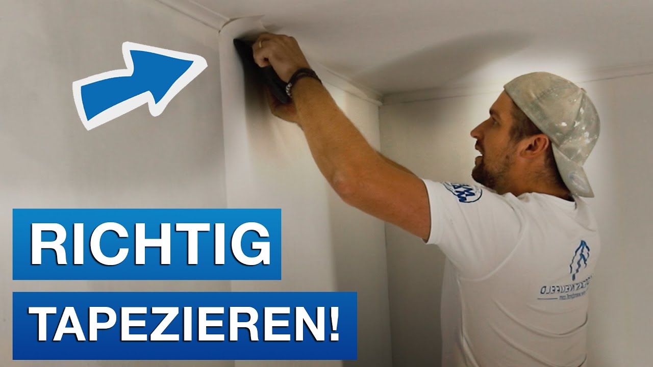 (TIPP) Malervlies richtig tapezieren! 3 Tricks vom Wandprofi 2020 YouTube