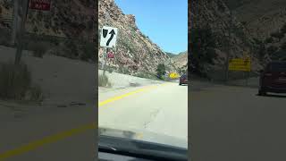 Amazing drive on I-80/Salt Lake City/Utah/USA