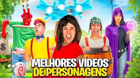 OS MELHORES VÍDEOS QUE VIRAMOS PERSONAGENS *Grupo dos Rosa