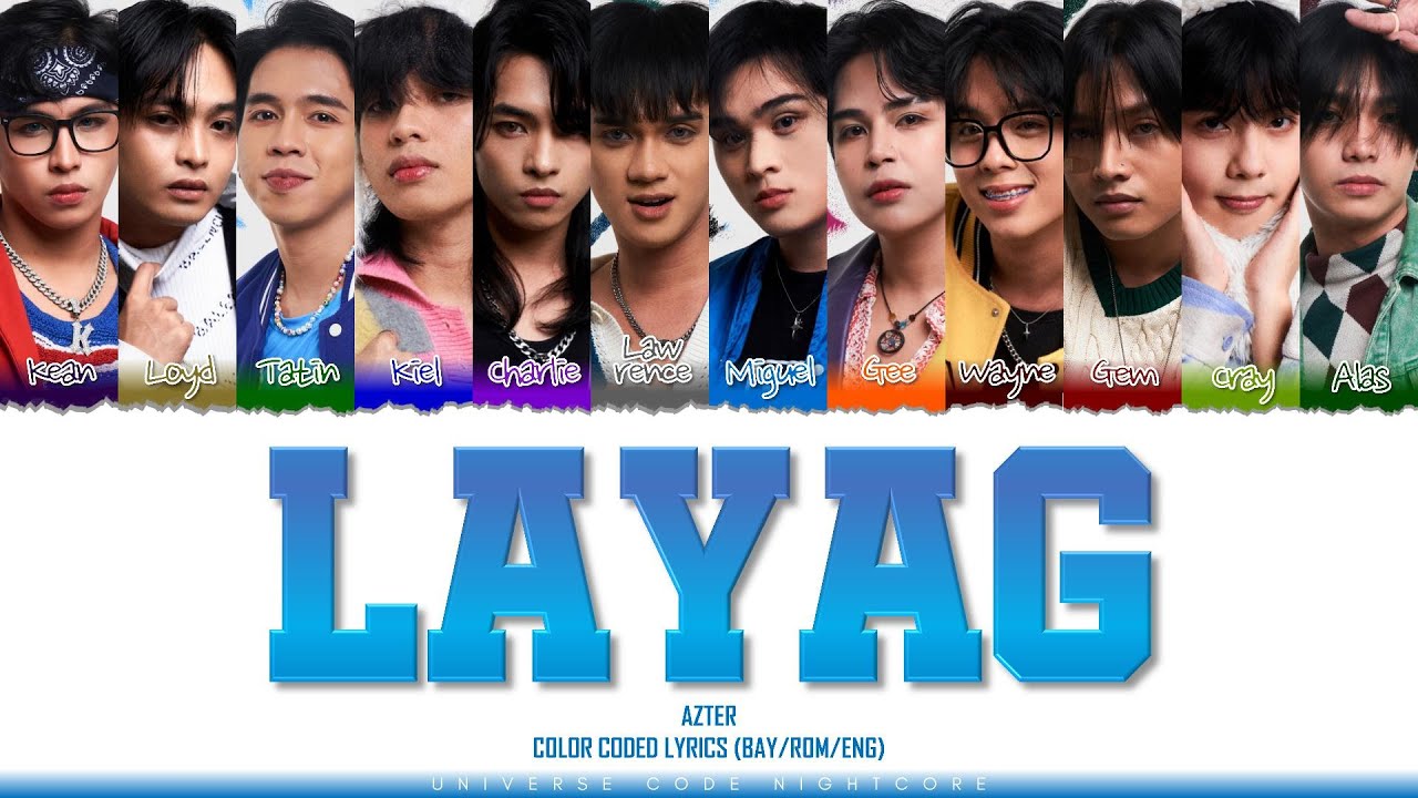 AZTER - 'LAYAG' (Color Coded Lyrics)