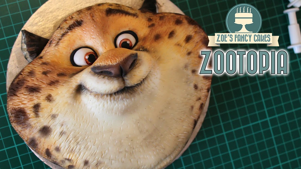 Zootopia Cake Officer Clawhauser Zootropolis Youtube