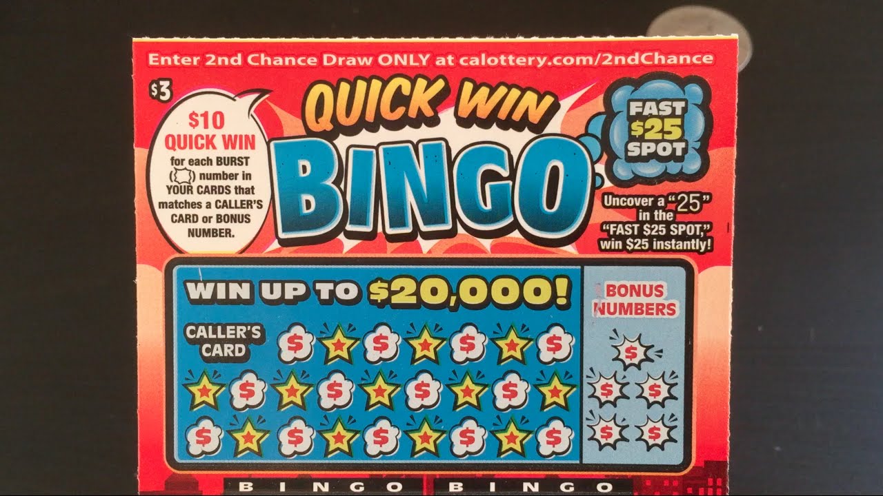 DANG IT BINGO. Quick Win Bingo 3 Scratchers California Lottery YouTube