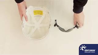 Fitting the S589/S589SE moulded eye shield to a Nexus Safety Helmet