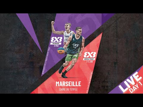 RE-LIVE | FIBA 3x3 World Tour Marseille 2024 | Day 1