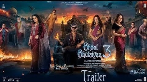 Bhool Bhulaiyaa 3 (Official Trailer): Kartik Aaryan,Vidya B,Madhuri D,Triptii | Anees B | Bhushan K