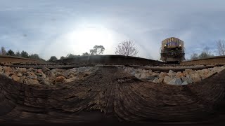 360° View Ran Over By A Train!