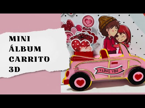 Mini album cart 3 D