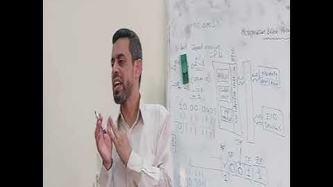 (Lecture 3-2: in Arabic): Microprocessor Based Microcomputer System: an overview