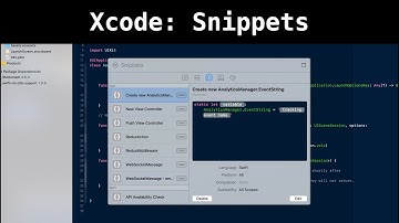 Xcode: Snippets