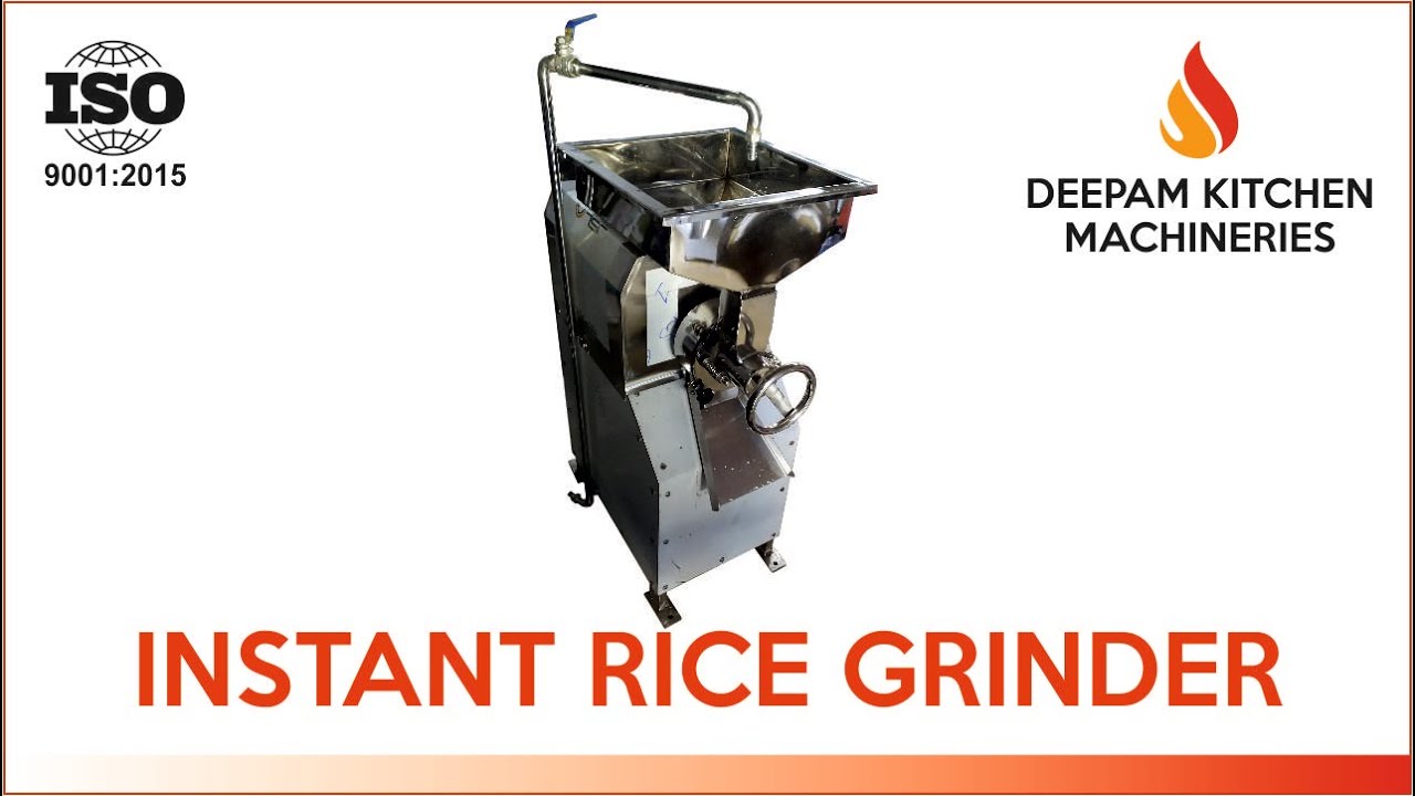 Instant Rice Grinder Manufacturer Deepam Kitchen Machineries YouTube