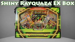 Opening a Pokemon Shiny Rayquaza EX Box