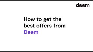 How-to | Deem | Get the best offers from Deem screenshot 1