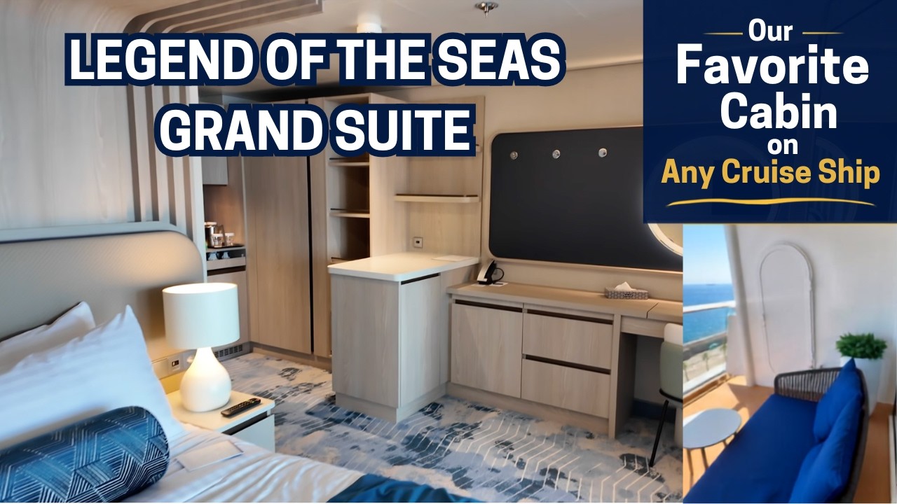 Grand Suite Tour & Review Legend of the Seas Cabin 16038 on the Largest Cruise Ship #legendoftheseas