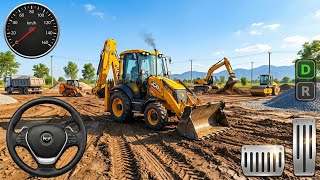 Realistic City Road Construction Simulator | Heavy Excavator & Road Builder Gameplay screenshot 3