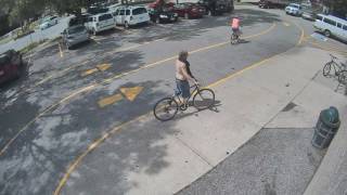 Man steals bicycle from kids in Waterloo