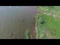 Kitesurfing - Lake Pleschcheyevo (Time Lapse Aerial Video)