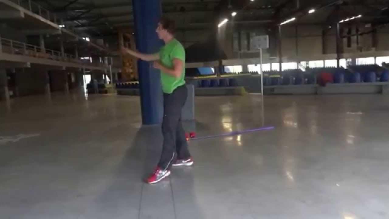 Indoor training javelin Timothy nock bal and Tom Petranoff Turbo