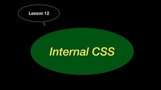 HTML and CSS Tutorial 12 : Internal CSS program in HTML.Cascading Style Sheet