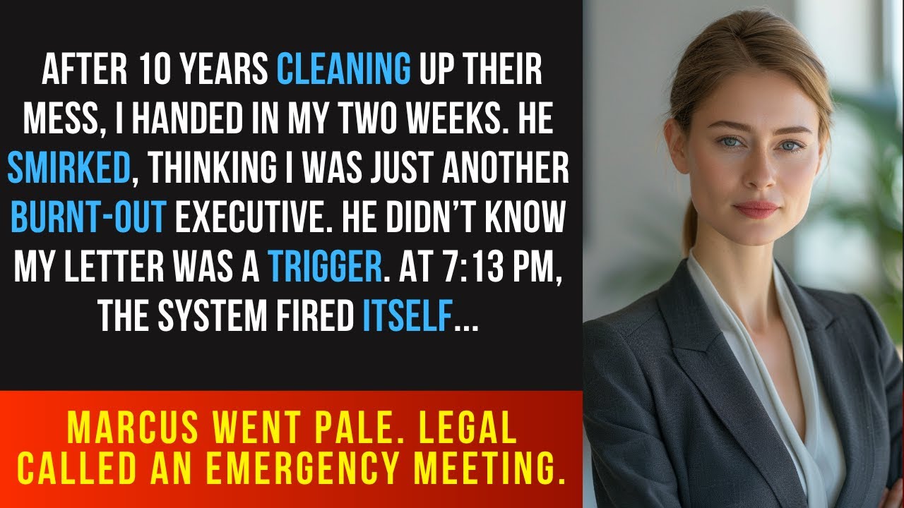 My Boss Smirked When I Quit After 10 Years   Then My Exit Triggered A 50 Page Bomb