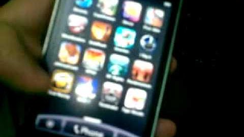 Iphone on HTC Sense UI theme