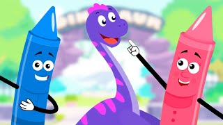 Let's go to the Dinosaurs Zoo & Kids Song by Crayons