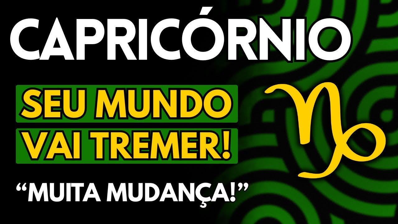 CAPRICÓRNIO♑  PREPARE-SE!  | UMA RUPTURA VAI CAIR NA SUA VIDA POR UM MOTIVO!  | PRÓXIMOS DIAS✨