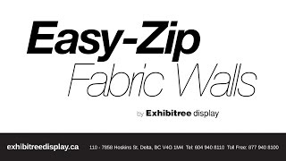 Easy-Zip Fabric Walls Setup Instructions - Exhibitree Display