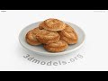 Snickerdoodles 3D model by 3DModels.org