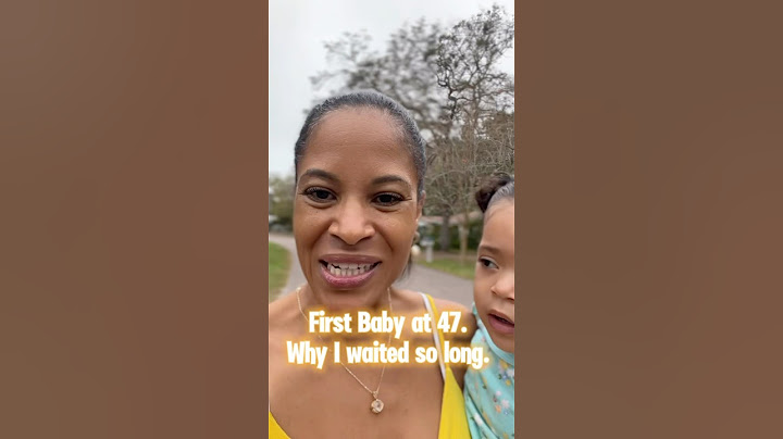 First baby at 47?! Why I waited #pregnancyjourney