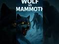 The Wolf That Hunted Mammoths 🐺❄️ | Dire Wolves of the Ice Age #wolf #history #viral #shorts