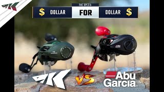 Dollar for Dollar Reel Comparison: KastKing Spartacus II Baitcaster VS Abu Garcia Black Max | Ft. AJ