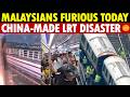 Malaysians Furious! China-Made LRT Fails After Just One Week: Sparks, Explosions Hit