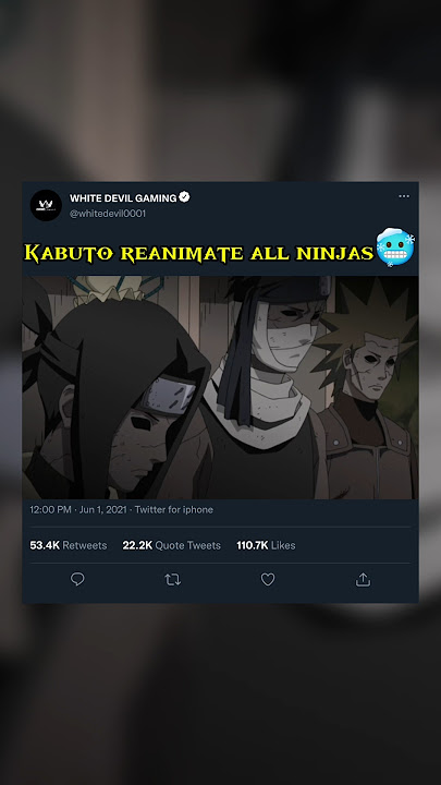 Kabuto reanimate all ninjas🥶 #shorts #anime