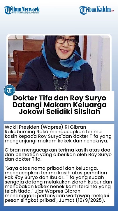 Dokter Tifa dan Roy Suryo Datangi Makam Keluarga Jokowi Selidiki Silsilah