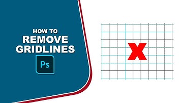 How to remove gridlines in photoshop
