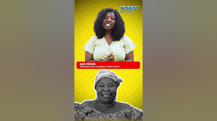 #NsemWoKrom| Ghanaians react to the passing of the Presidential Candidate of GFP, Akua Donkor