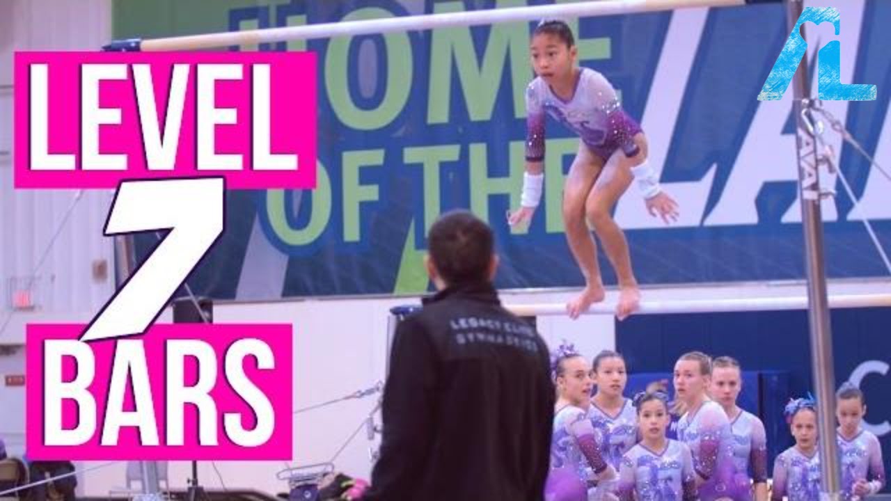 Flippin Out on my FIRST EVER Level 7 Gymnastics Bar Routine YouTube
